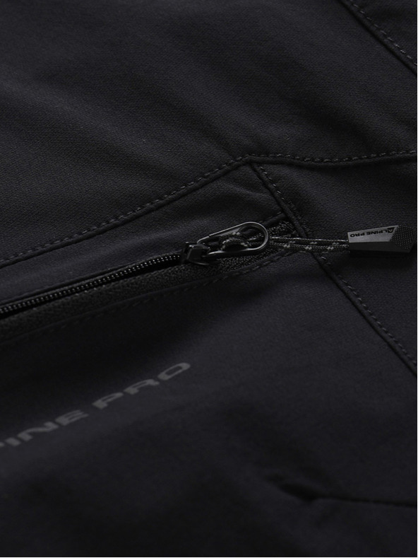 ALPINE PRO Pantaloni softshell neri da donna ALPINE PRO Span
