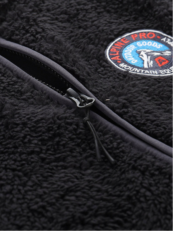 ALPINE PRO Gilet nero da bambino ALPINE PRO OKARO