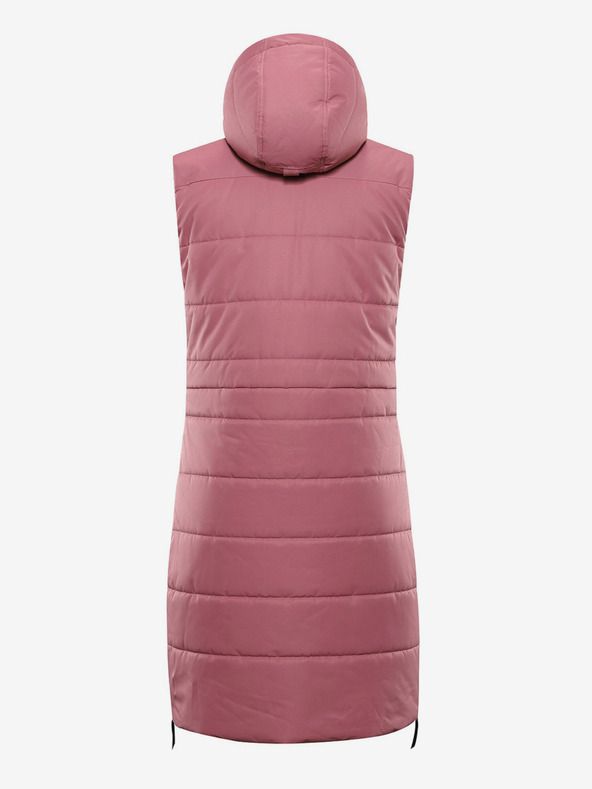 ALPINE PRO Gilet in pile rosa da donna con membrana ALPINE PRO HARDA