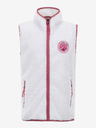 ALPINE PRO Gilet bianco da bambino ALPINE PRO OKARO