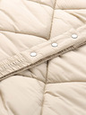 NAX Gilet invernale trapuntato da donna color crema NAX ELEDA