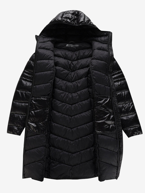 ALPINE PRO Cappotto invernale trapuntato nero da donna ALPINE PRO OREFA