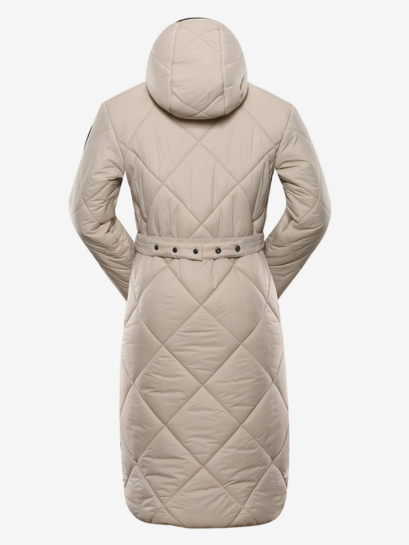 NAX Cappotto invernale trapuntato beige da donna NAX ZARGA