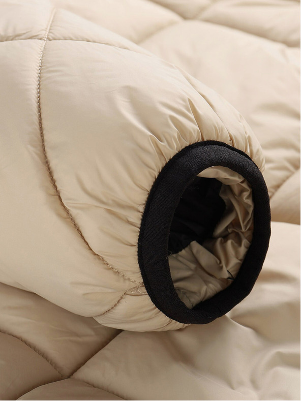 NAX Cappotto invernale trapuntato beige da donna NAX ZARGA