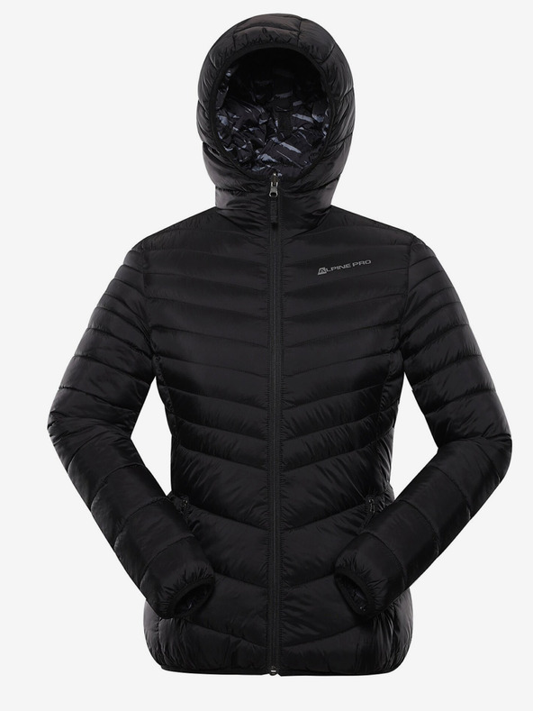 ALPINE PRO Giacca invernale reversibile da donna nera ALPINE PRO EROMA