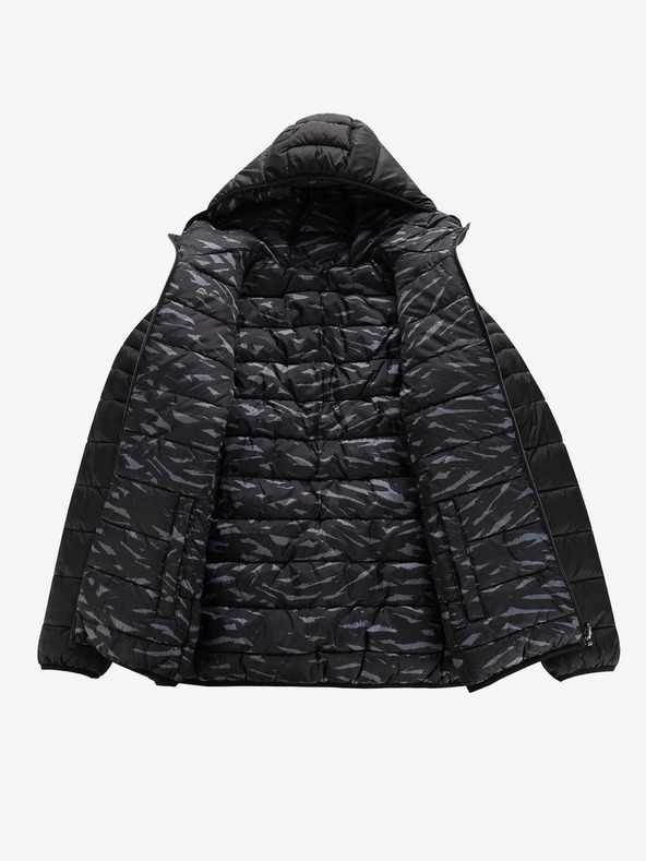 ALPINE PRO Giacca invernale reversibile da donna nera ALPINE PRO EROMA