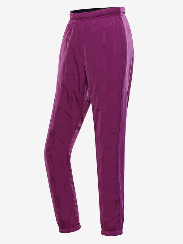 ALPINE PRO Pantaloni sportivi da donna rosa scuro ALPINE PRO GUBERA