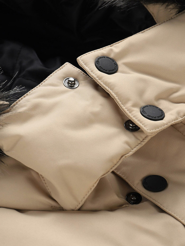 ALPINE PRO Giacca invernale nera e beige da uomo ALPINE PRO EGYP