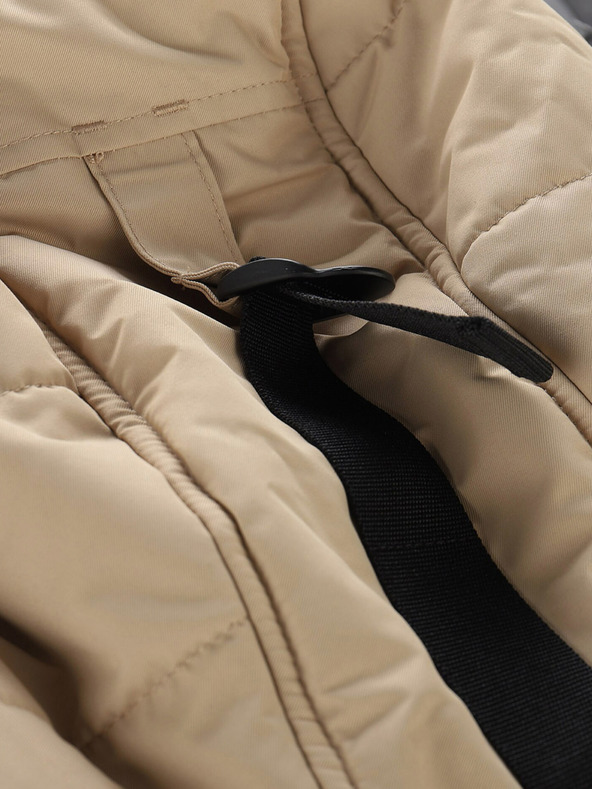 ALPINE PRO Giacca invernale nera e beige da uomo ALPINE PRO EGYP