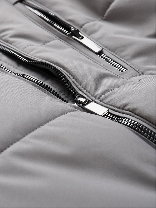 ALPINE PRO Giacca invernale da uomo grigia ALPINE PRO LODER