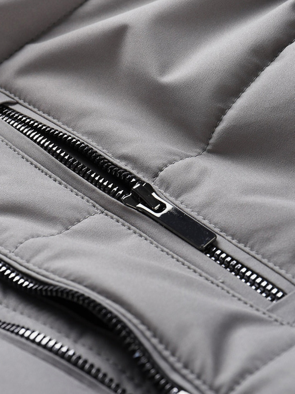 ALPINE PRO Giacca invernale da uomo grigia ALPINE PRO LODER