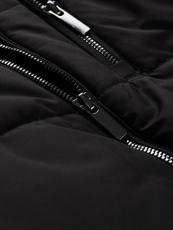 ALPINE PRO Giacca invernale da uomo nera ALPINE PRO LODER