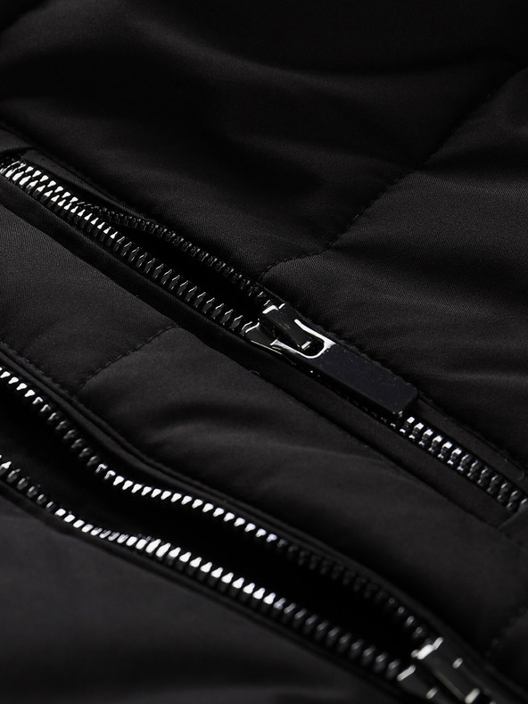 ALPINE PRO Giacca invernale da uomo nera ALPINE PRO LODER