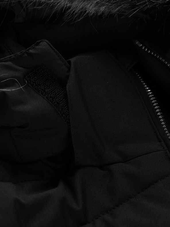 ALPINE PRO Giacca invernale da uomo nera ALPINE PRO LODER