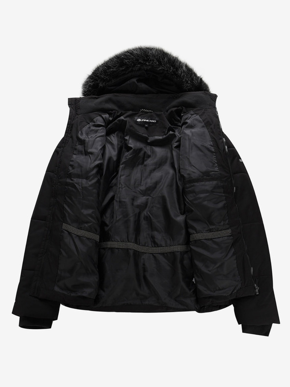 ALPINE PRO Giacca invernale da uomo nera ALPINE PRO LODER