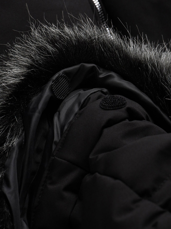 ALPINE PRO Giacca invernale da uomo nera ALPINE PRO LODER