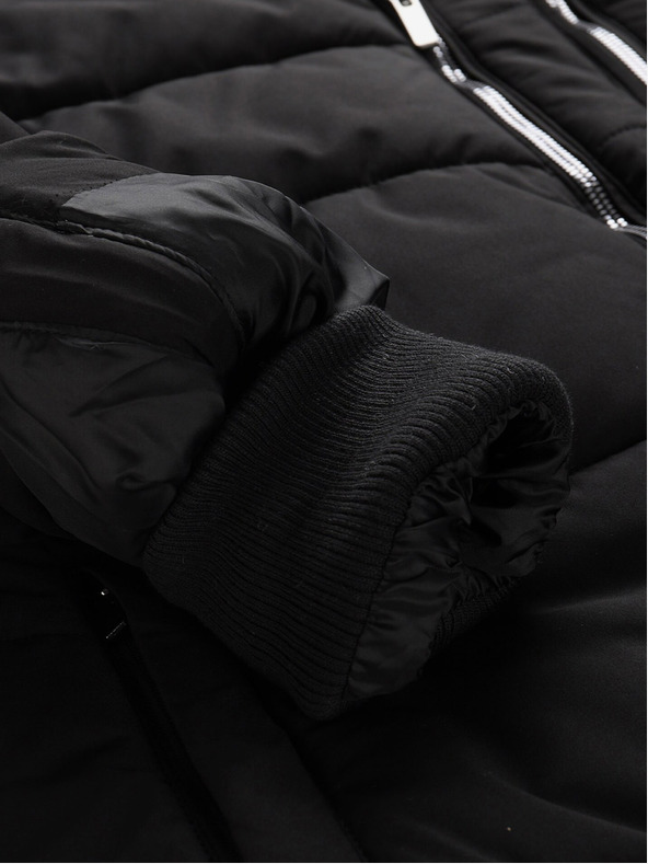 ALPINE PRO Giacca invernale da uomo nera ALPINE PRO LODER