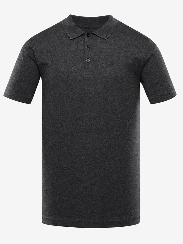 NAX Polo basic da uomo grigio scuro NAX HOFED