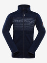 ALPINE PRO Maglione con zip blu scuro per bambini ALPINE PRO ZEGO