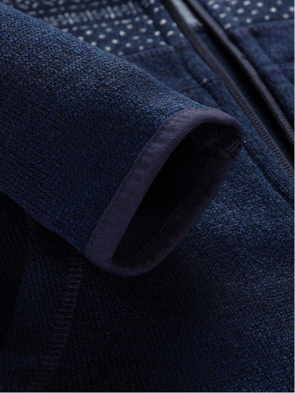 ALPINE PRO Maglione con zip blu scuro per bambini ALPINE PRO ZEGO