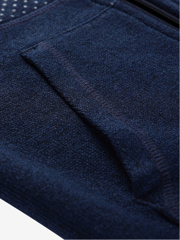 ALPINE PRO Maglione con zip blu scuro per bambini ALPINE PRO ZEGO