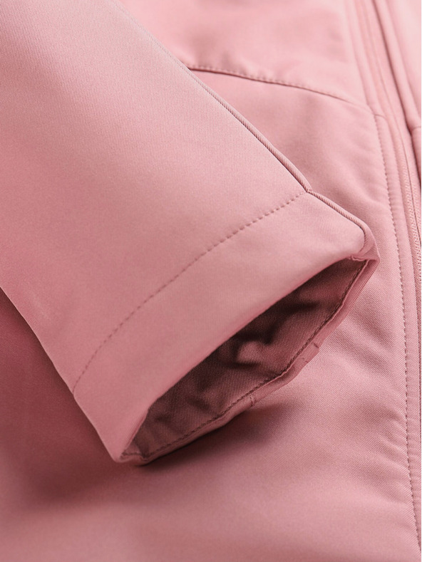 ALPINE PRO Cappotto softshell rosa da donna con cappuccio ALPINE PRO IBORA