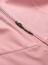 ALPINE PRO Cappotto softshell rosa da donna con cappuccio ALPINE PRO IBORA