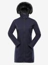 ALPINE PRO Cappotto softshell da donna blu scuro con cappuccio ALPINE PRO IBORA