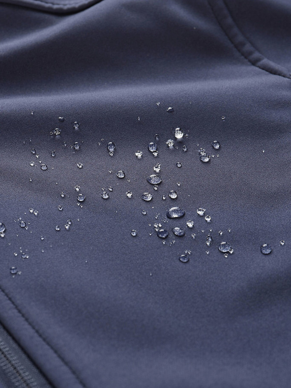 ALPINE PRO Cappotto softshell da donna blu scuro con cappuccio ALPINE PRO IBORA