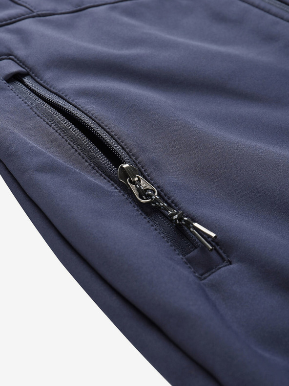 ALPINE PRO Cappotto softshell da donna blu scuro con cappuccio ALPINE PRO IBORA