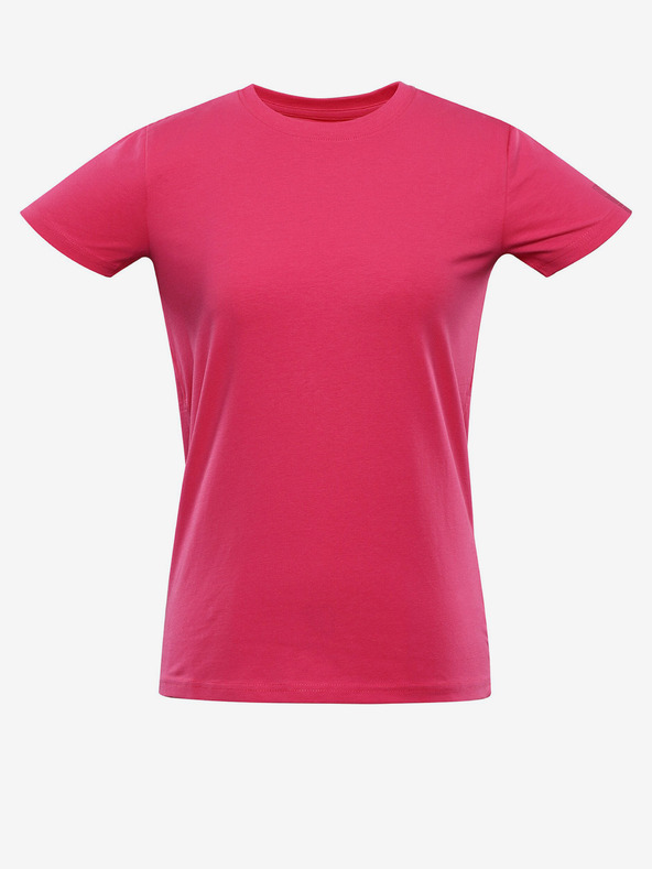 NAX Maglietta basic da donna rosa scuro NAX DELENA