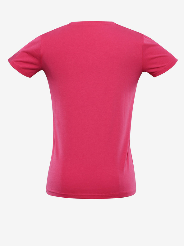 NAX Maglietta basic da donna rosa scuro NAX DELENA