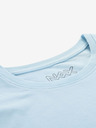 NAX Maglietta basic NAX DELENA azzurro chiaro da donna