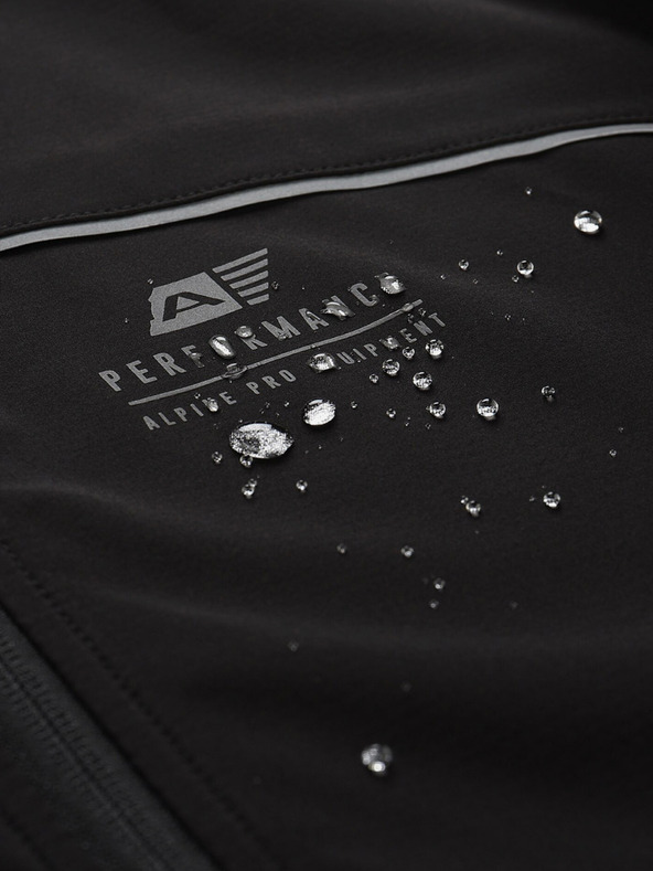 ALPINE PRO Giacca softshell da uomo nera ALPINE PRO Geroc