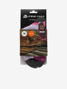 ALPINE PRO Calze unisex rosa e viola con trattamento antibatterico ALPINE PRO CERAHE