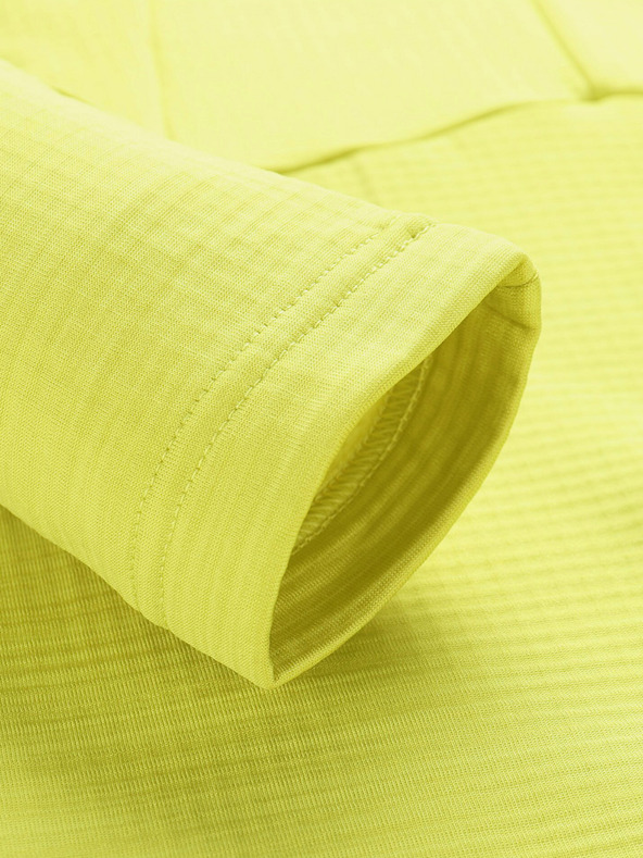 ALPINE PRO Felpa funzionale per bambini verde neon ALPINE PRO Gorfo