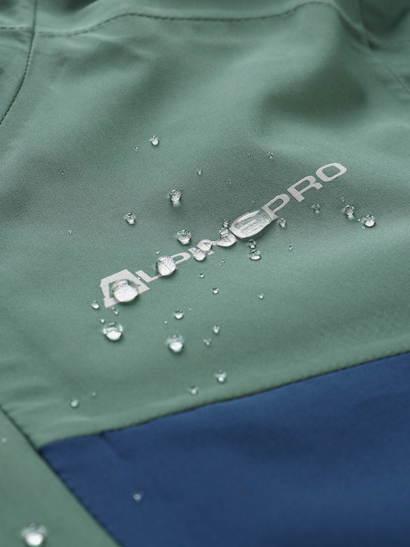 ALPINE PRO Giacca sportiva verde da ragazzo ALPINE PRO Goro