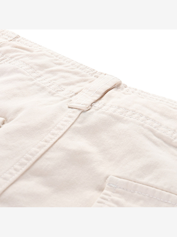 NAX Pantaloni cargo larghi da donna beige NAX Serda