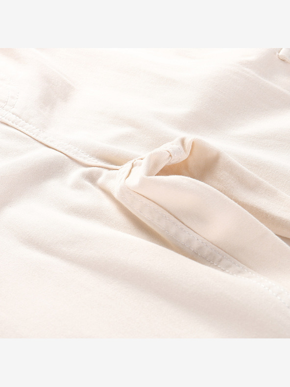 NAX Pantaloni cargo larghi da donna beige NAX Serda