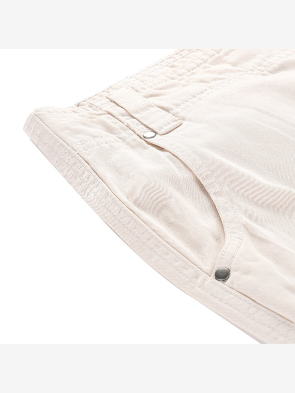 NAX Pantaloni cargo larghi da donna beige NAX Serda