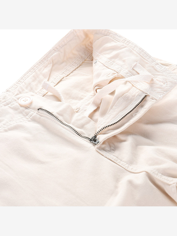 NAX Pantaloni cargo larghi da donna beige NAX Serda