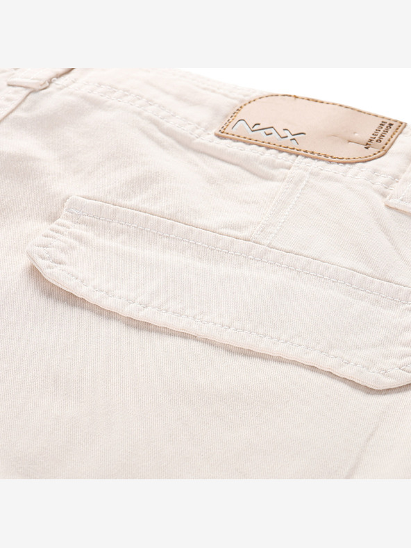 NAX Pantaloni cargo larghi da donna beige NAX Serda