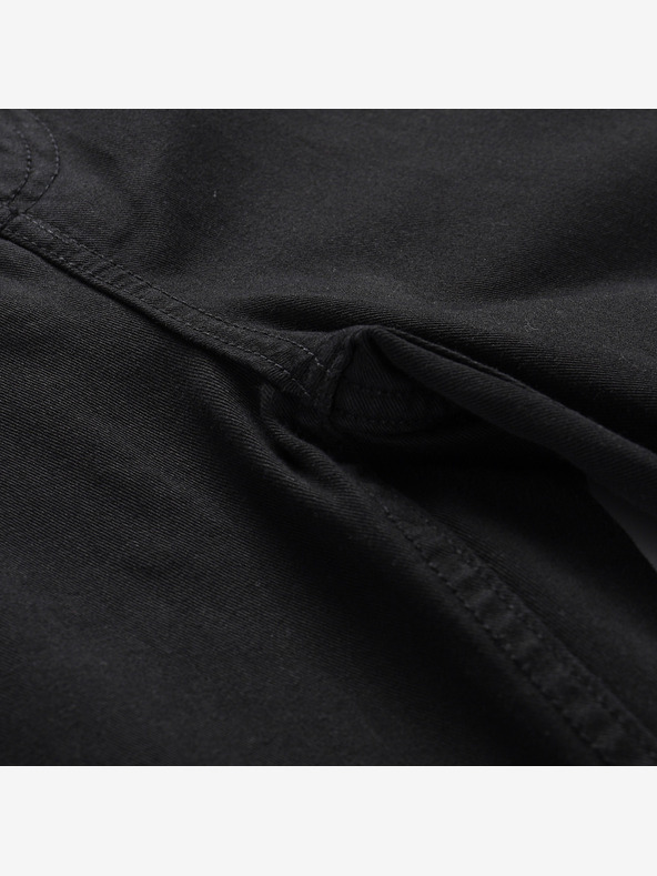 NAX Pantaloni larghi cargo da donna neri NAX Serda