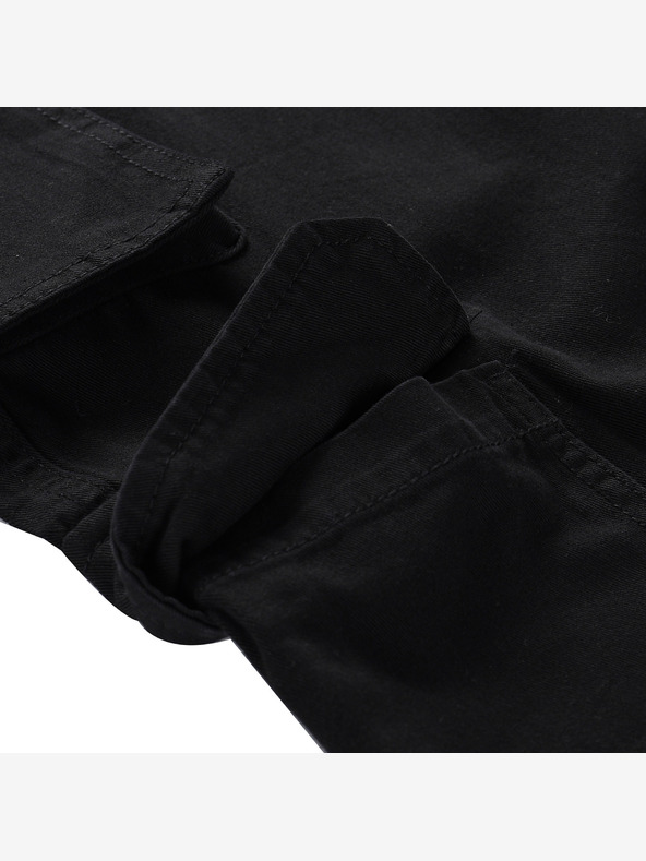 NAX Pantaloni larghi cargo da donna neri NAX Serda