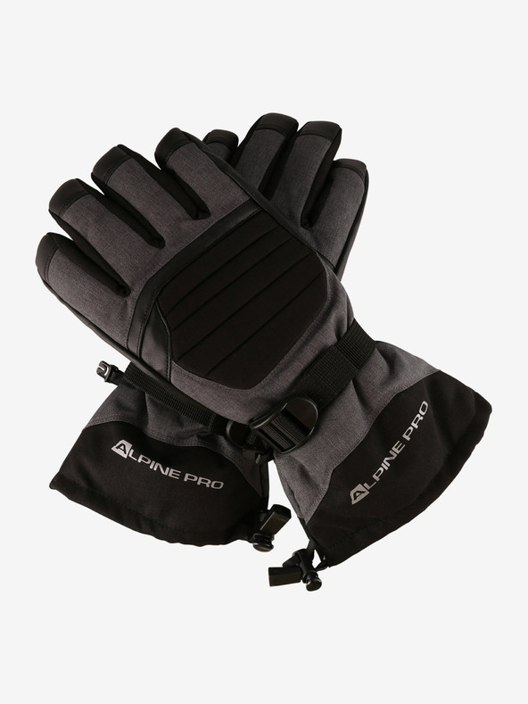ALPINE PRO Guanti da uomo con membrana ptx ALPINE PRO DERD nero
