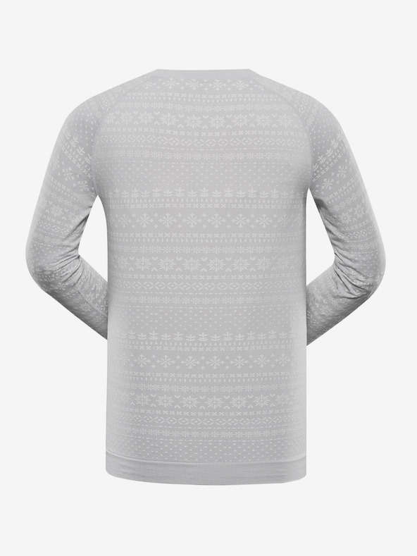 ALPINE PRO Intimo da uomo ad asciugatura rapida - camicia ALPINE PRO AMBOS grigio chiaro