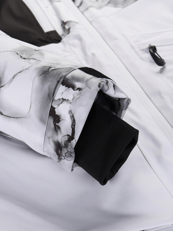 ALPINE PRO Giacca da sci donna con membrana in ptx ALPINE PRO UZERA bianco pb