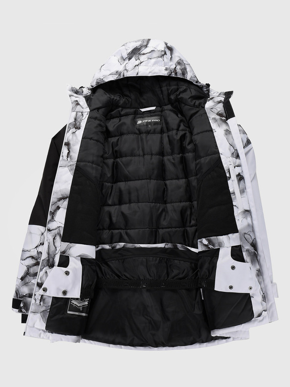 ALPINE PRO Giacca da sci donna con membrana in ptx ALPINE PRO UZERA bianco pb