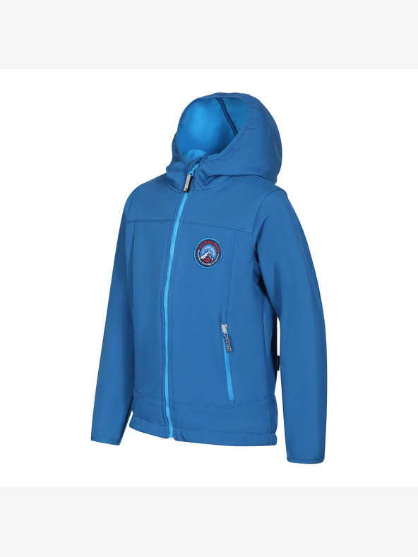 ALPINE PRO Giacca softshell da bambino con membrana ALPINE PRO OMANO blu mykonos