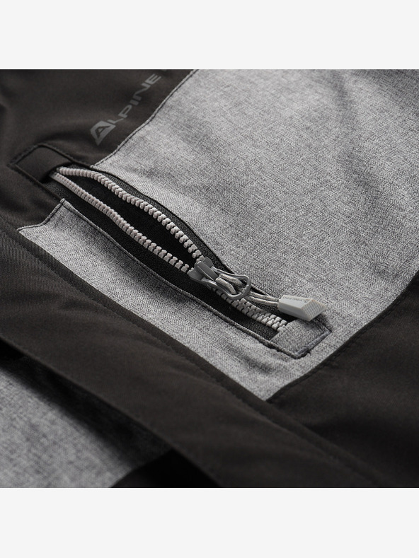 ALPINE PRO Giacca da sci per bambini con membrana in ptx ALPINE PRO COMEDO nero